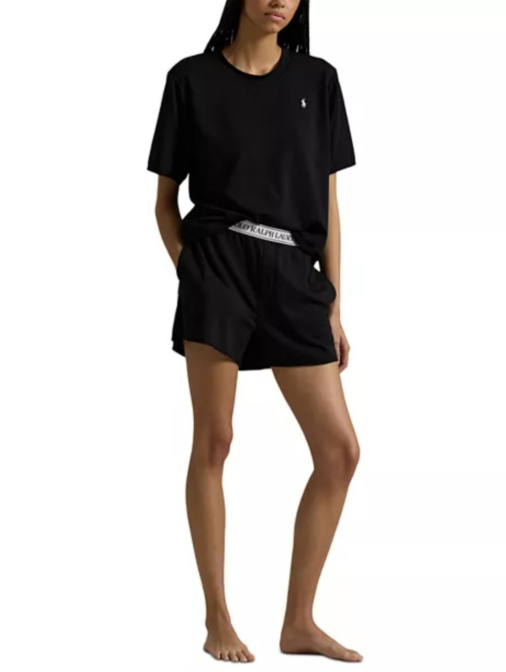 Polo Ralph Lauren Terry Short Sleeve Shorty Set Size Medium